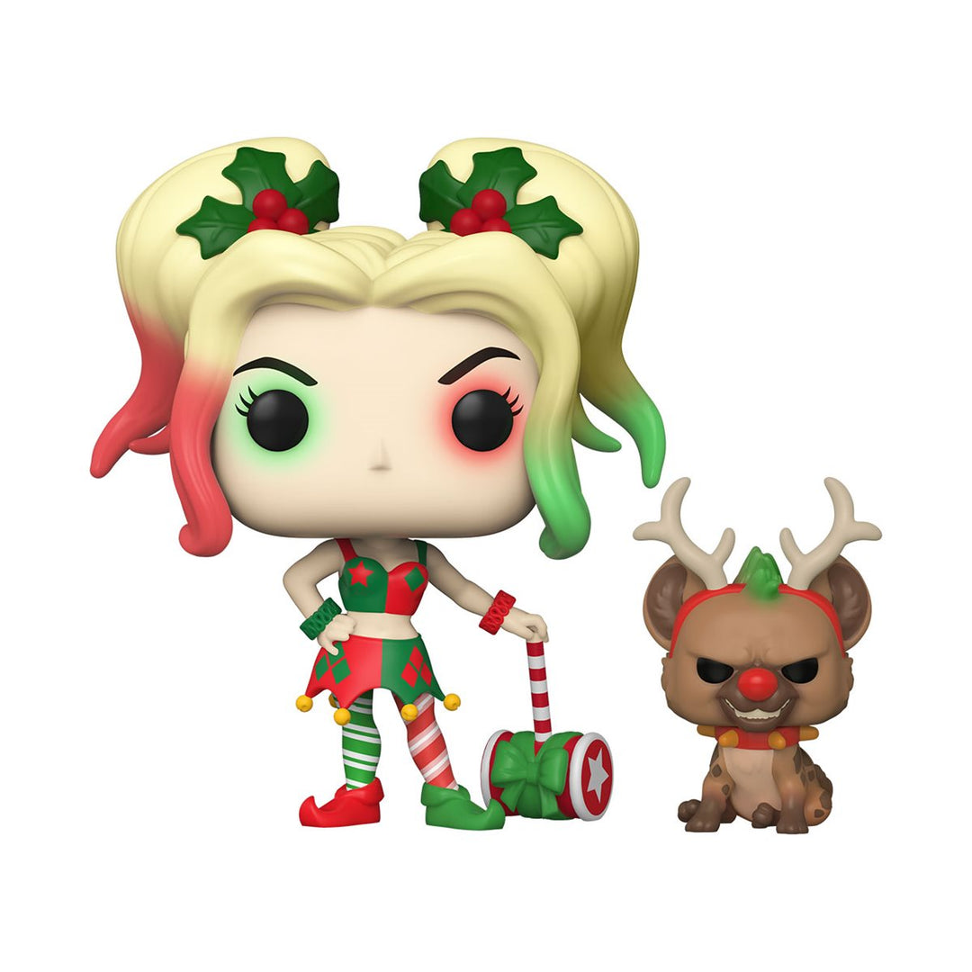 Funko Pop! DC Comics: Holiday Harley Quinn With Helper Buddy
