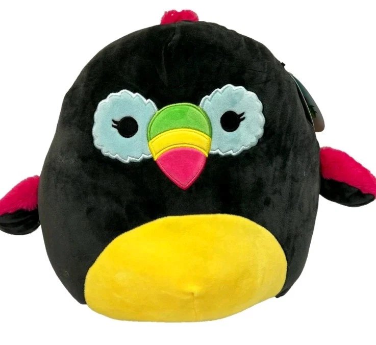Squishmallow Blacklight Squad Tito the Toucan 5" Plush
