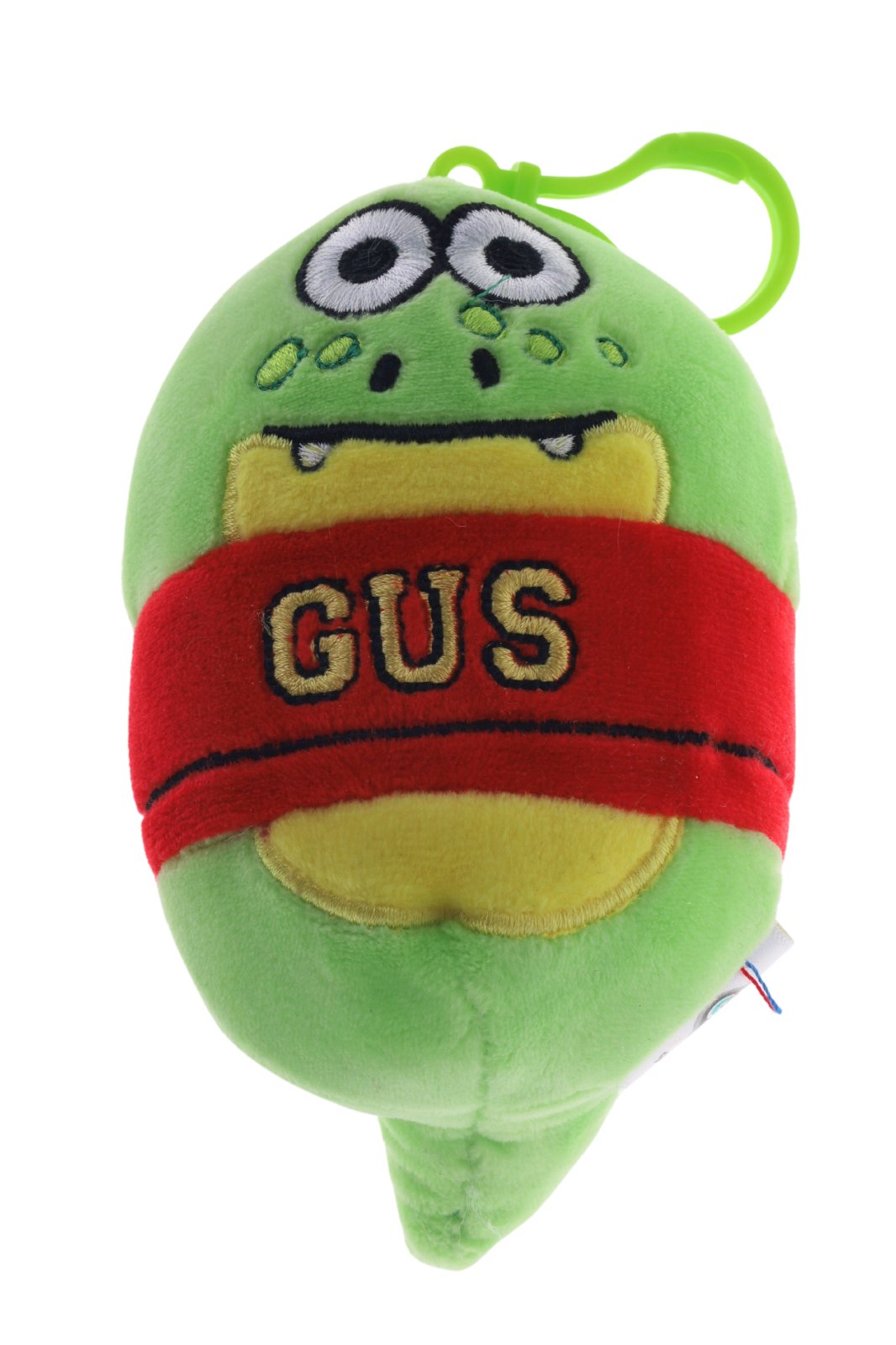 Squishmallows Ryan's World Squad Gus the Gummy Gator 3.5" Clip-On Bag Keychain