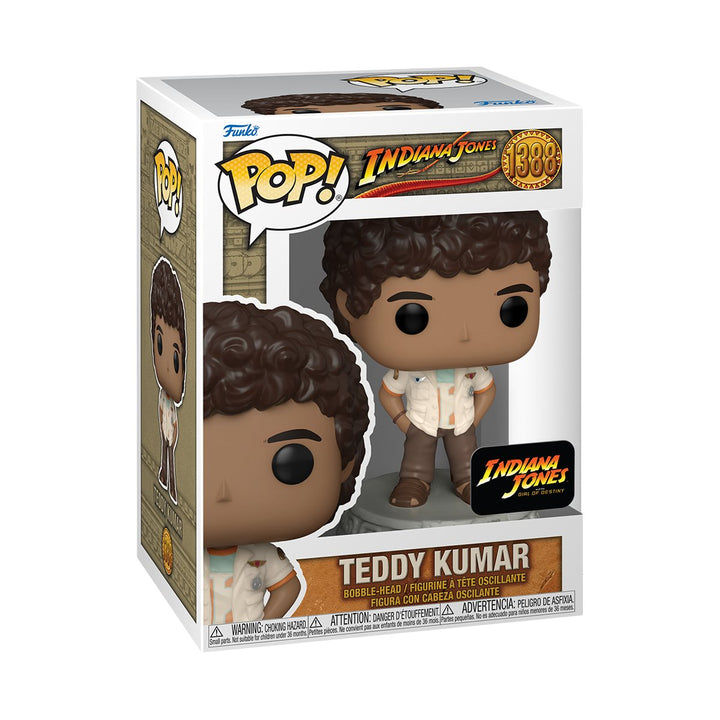 Funko Pop! Movies: Indiana Jones and the Dial of Destiny Teddy Kumar