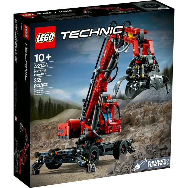 LEGO Technic Material Handler 42144, Mechanical Model Crane Toy