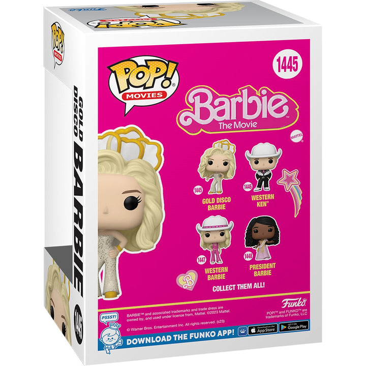 Funko Pop! Barbie Movie Gold Disco Barbie