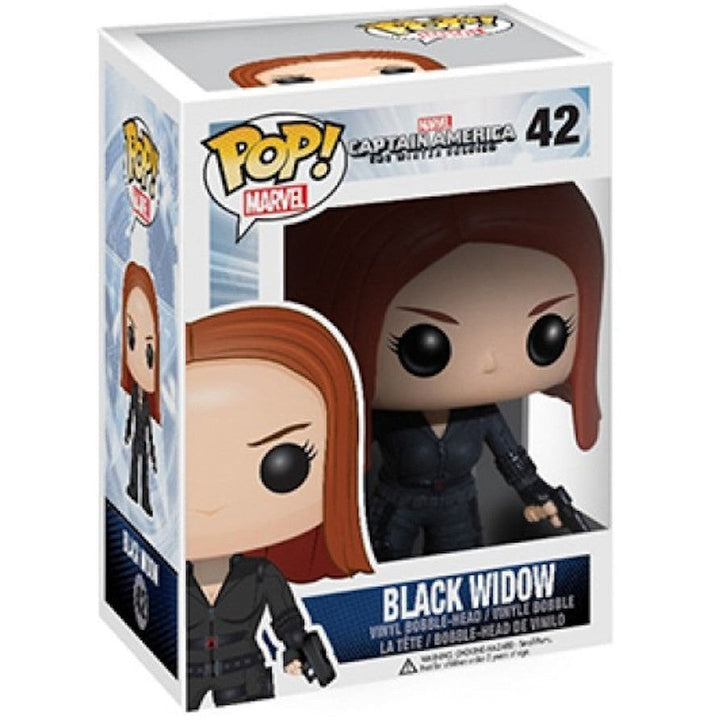 Funko Pop! Marvel: Black Widow #42 (Captain America: Winter Soldier) Vaulted Vinyl Bobble-Head
