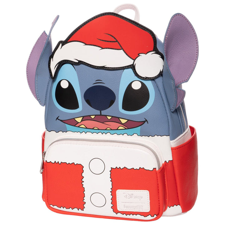 Loungefly Disney: Lilo & Stitch Holiday Santa Stitch Mini-Backpack