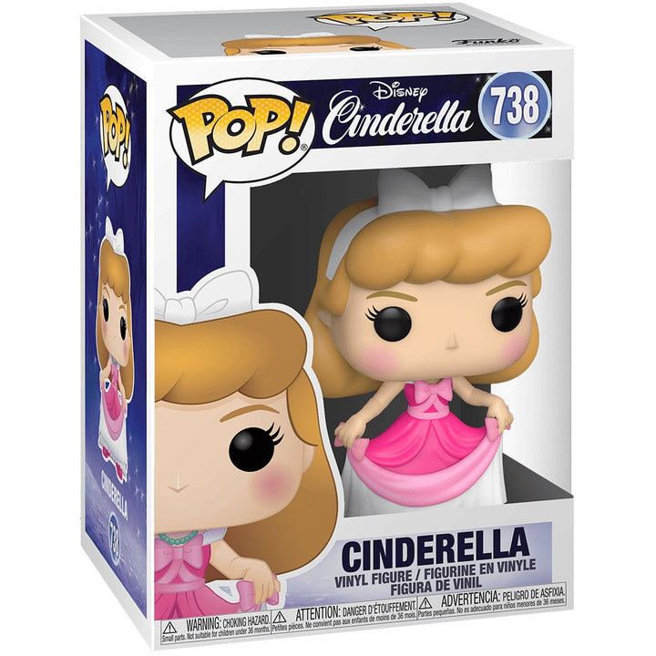 Funko Pop! Disney: Cinderella in Pink Dress Vinyl Figure #738 (Classic Disney)