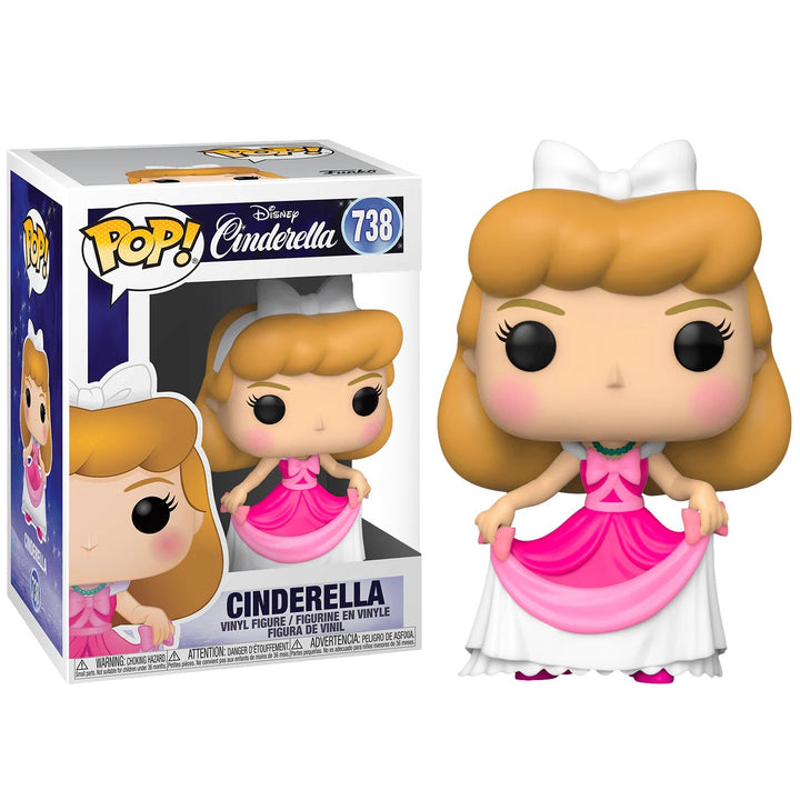 Funko Pop! Disney: Cinderella in Pink Dress Vinyl Figure #738 (Classic Disney)