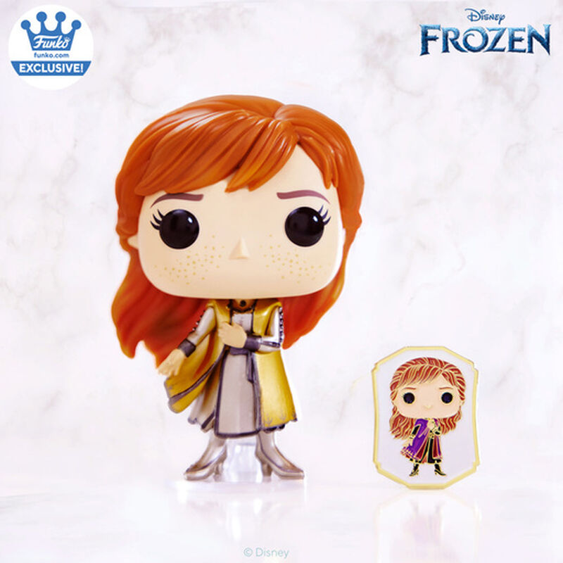 Funko Pop! Disney: Frozen Anna in Gold With Pin