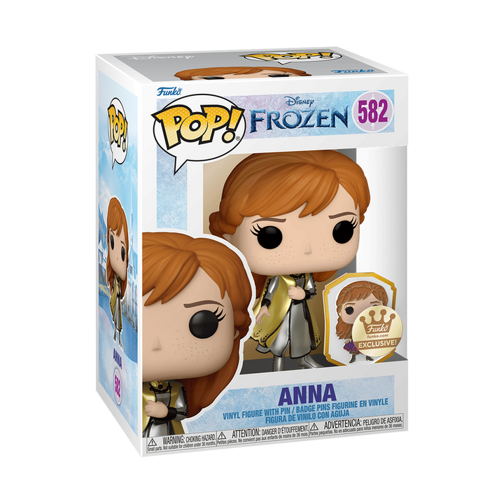 Funko Pop! Disney: Frozen Anna in Gold With Pin