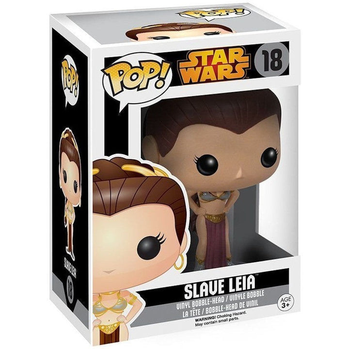 Funko Pop! Slave Leia #18 - Vaulted Star Wars Princess Leia Bobble-Head