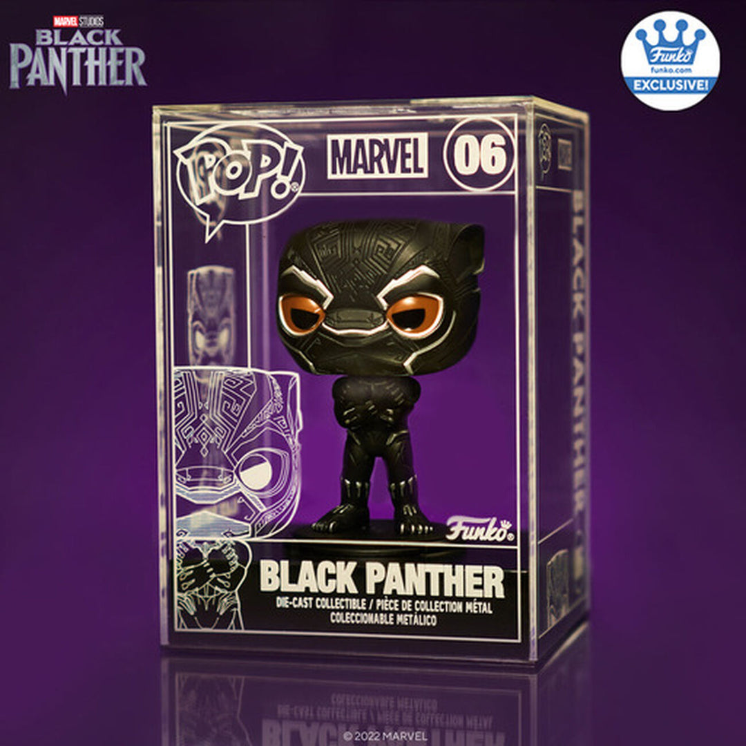 Funko Pop! Die-Cast Black Panther Marvel Shop Exclusive (Premium)