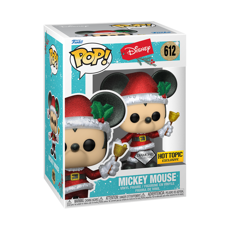 Funko Pop! Disney: Mickey Mouse in Santa Outfit (Diamond)