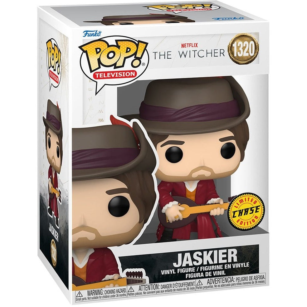 Funko Pop! The Witcher (Netflix) Jaskier with Hat Limited Chase Edition Pop! Television Vinyl Figure #1320