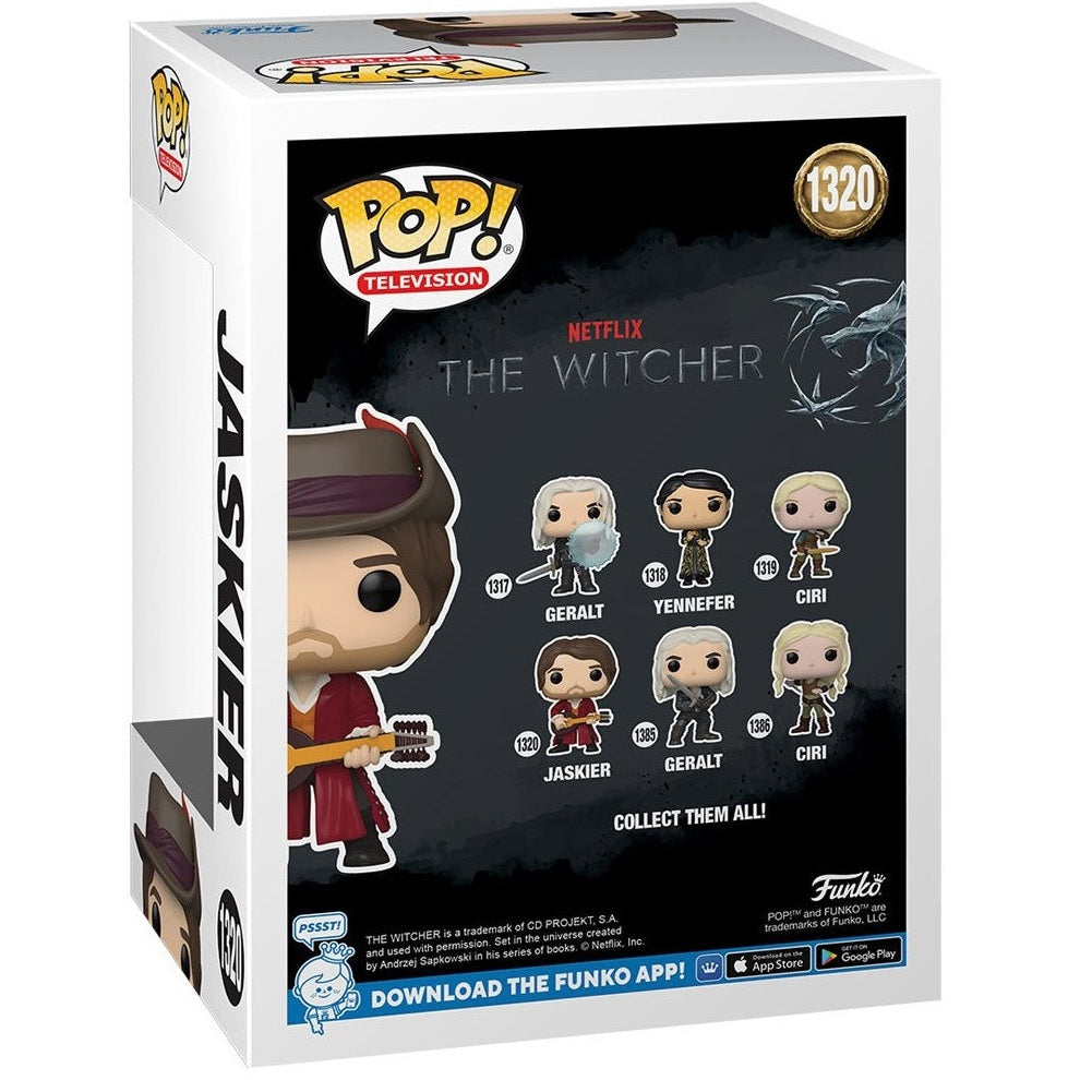 Funko Pop! The Witcher (Netflix) Jaskier with Hat Limited Chase Edition Pop! Television Vinyl Figure #1320