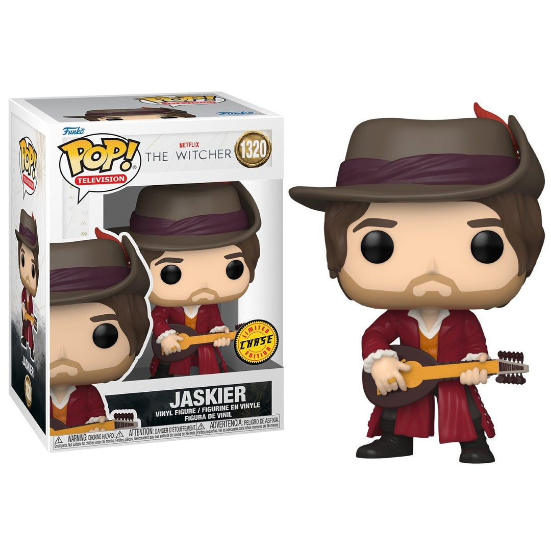 Funko Pop! The Witcher (Netflix) Jaskier with Hat Limited Chase Edition Pop! Television Vinyl Figure #1320