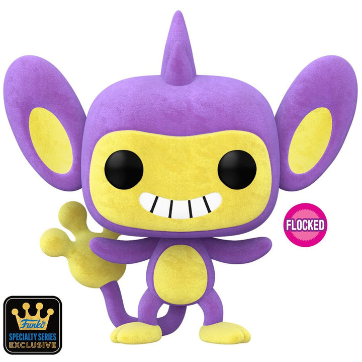 Funko Pop! Games: Pokémon Aipom Flocked #947 (Specialty Series Exclusive)