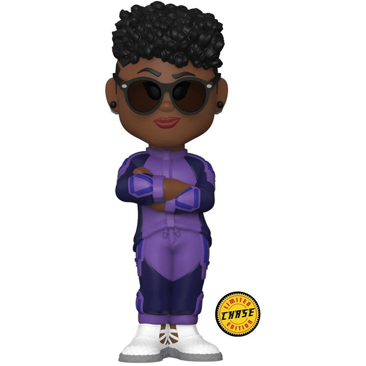 Funko Vinyl SODA CHASE: Black Panther (Shuri) in Bike Suit - Wakanda Forever