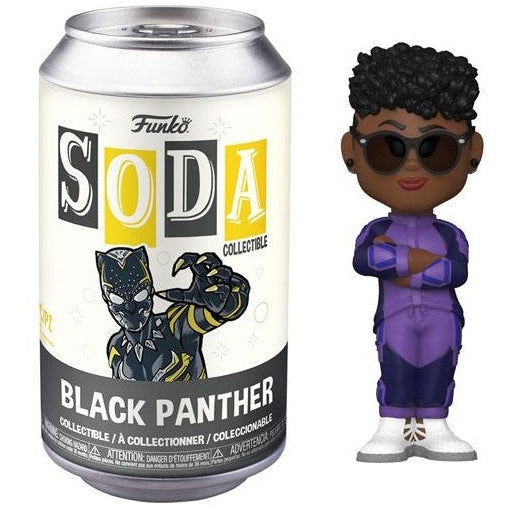 Funko Vinyl SODA CHASE: Black Panther (Shuri) in Bike Suit - Wakanda Forever
