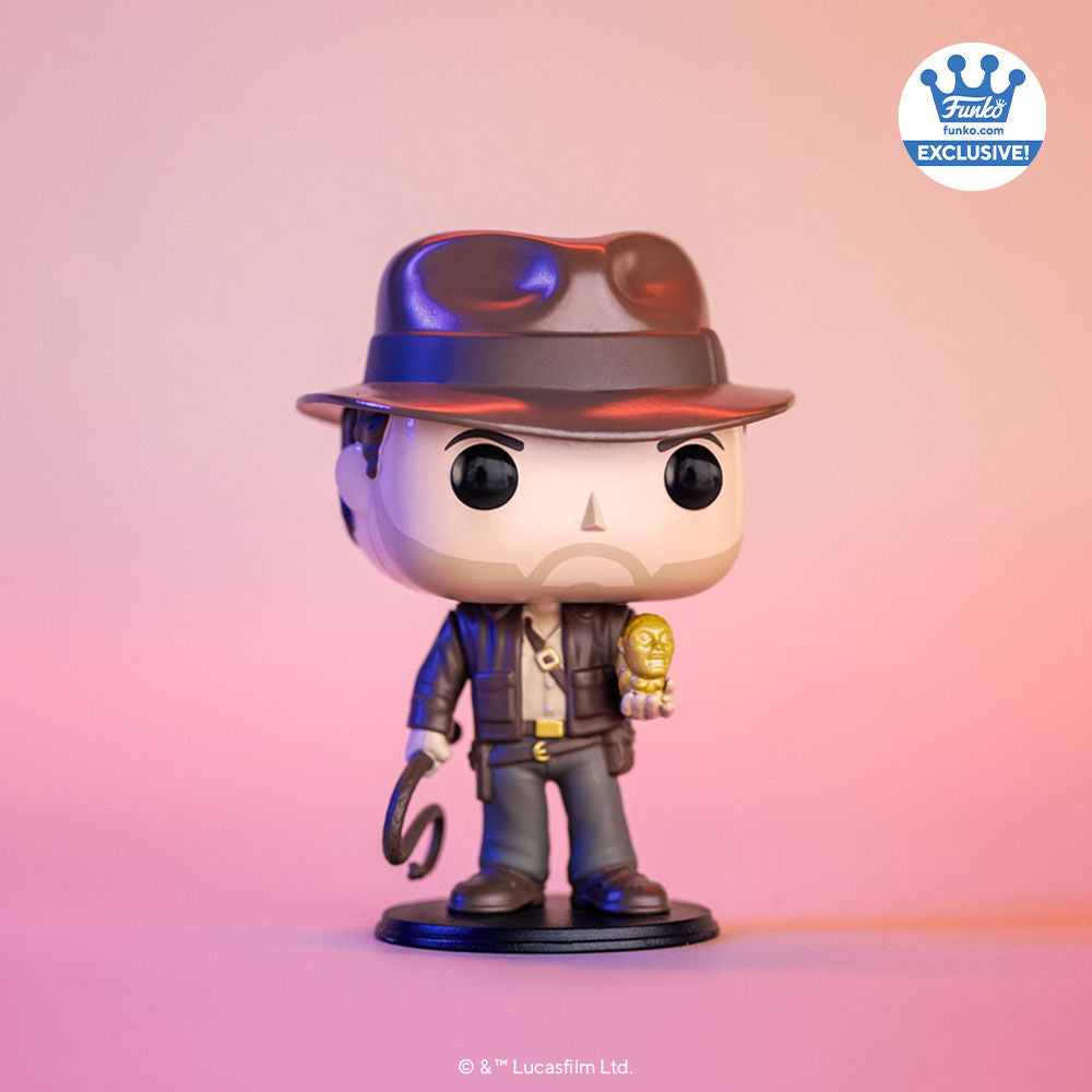 Funko Pop! Die-Cast Indiana Jones (Raiders of the Lost Ark) Premium Figure