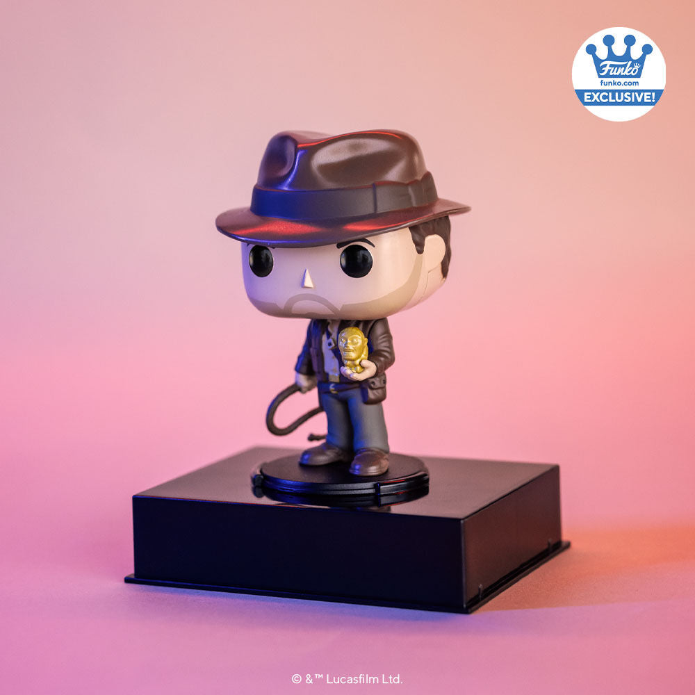 Funko Pop! Die-Cast Indiana Jones (Raiders of the Lost Ark) Premium Figure