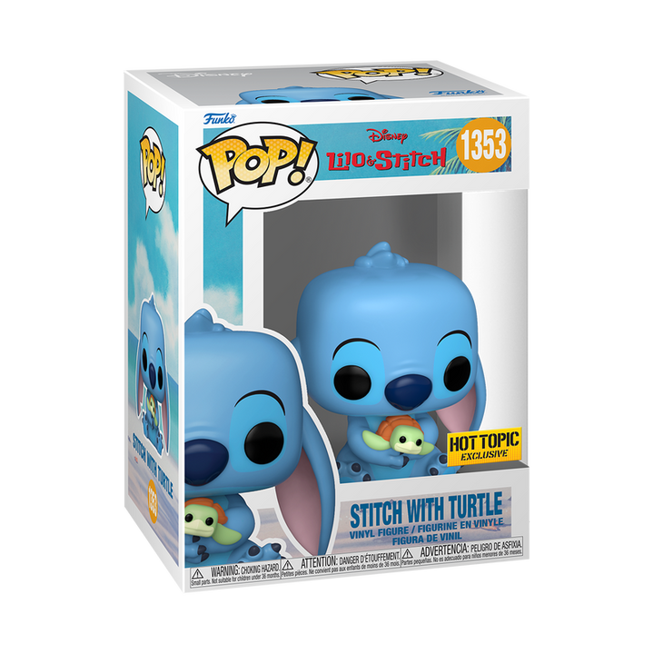Funko Pop! Disney: Stitch With Turtle