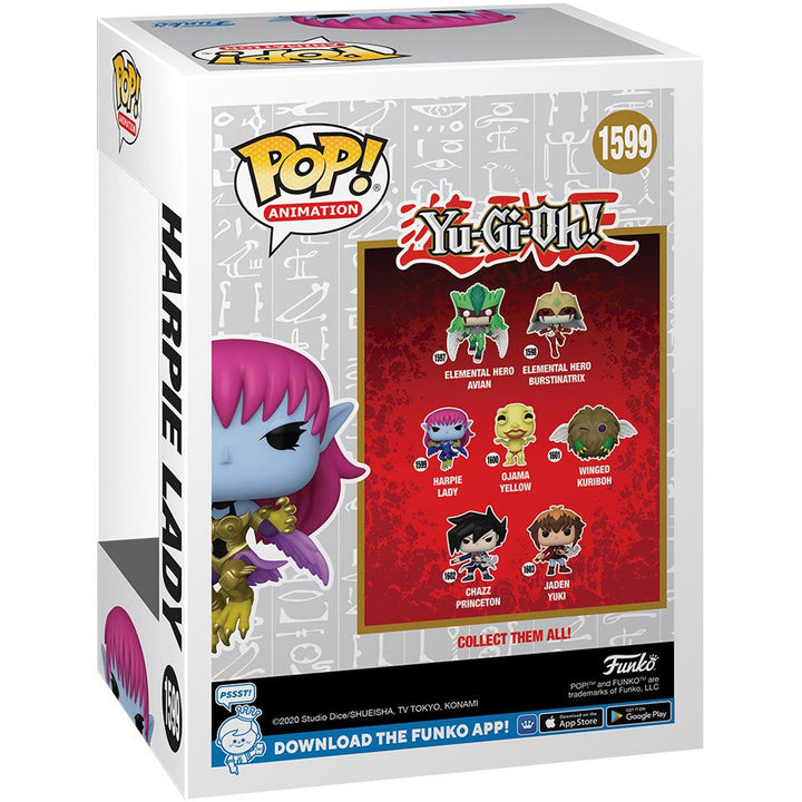 CHASE Funko Pop! Animation: Harpie Lady (Metallic) #1599 Yu-Gi-Oh! Figure