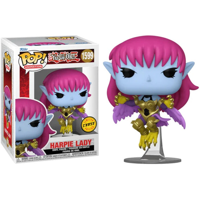 CHASE Funko Pop! Animation: Harpie Lady (Metallic) #1599 Yu-Gi-Oh! Figure