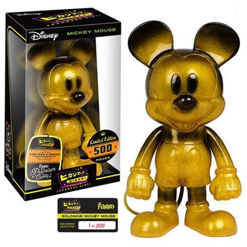 Funko Hikari: Disney Goldmine Mickey Mouse Sofubi Vinyl Figure (Limited to 500)