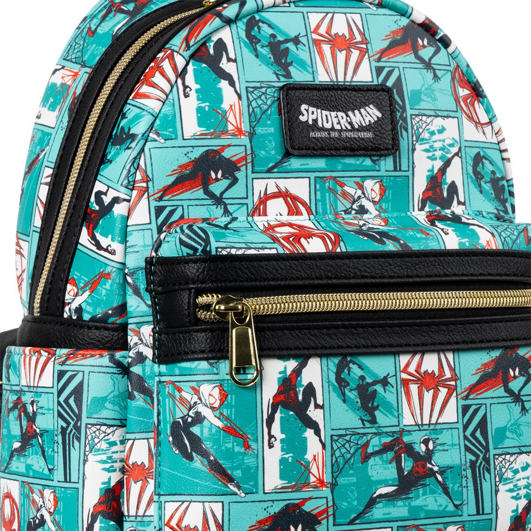Loungefly Marvel: Spider-Man Across the Spider-Verse Comic Strip Mini-Backpack