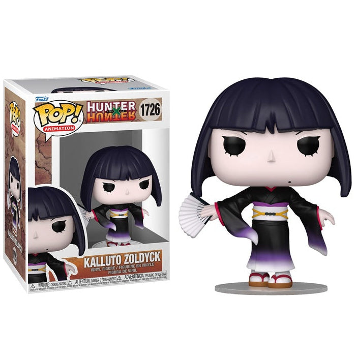 Funko Pop! vinyl figure of Kalluto Zoldyck from Hunter x Hunter with packaging on a white background