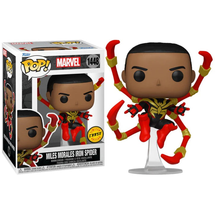 Funko Pop! Miles Morales Iron Spider CHASE #1448 Marvel