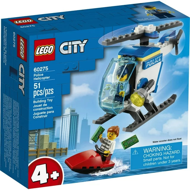 LEGO Police Helicopter 60275 Building Set (51 Pieces)