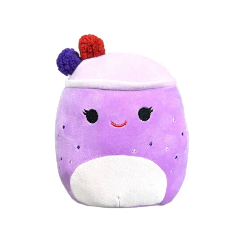Squishmallows Breakfast Squad - Vie the Berry Smoothie 8"