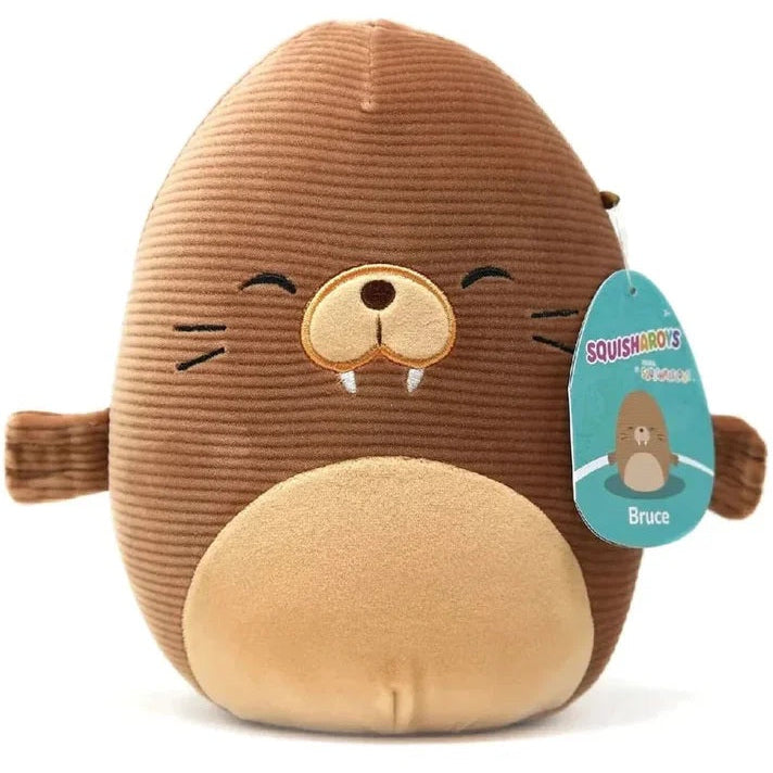 Squishmallows Official 8 Inch Corduroy Bruce the Walrus Sea Squad Plush