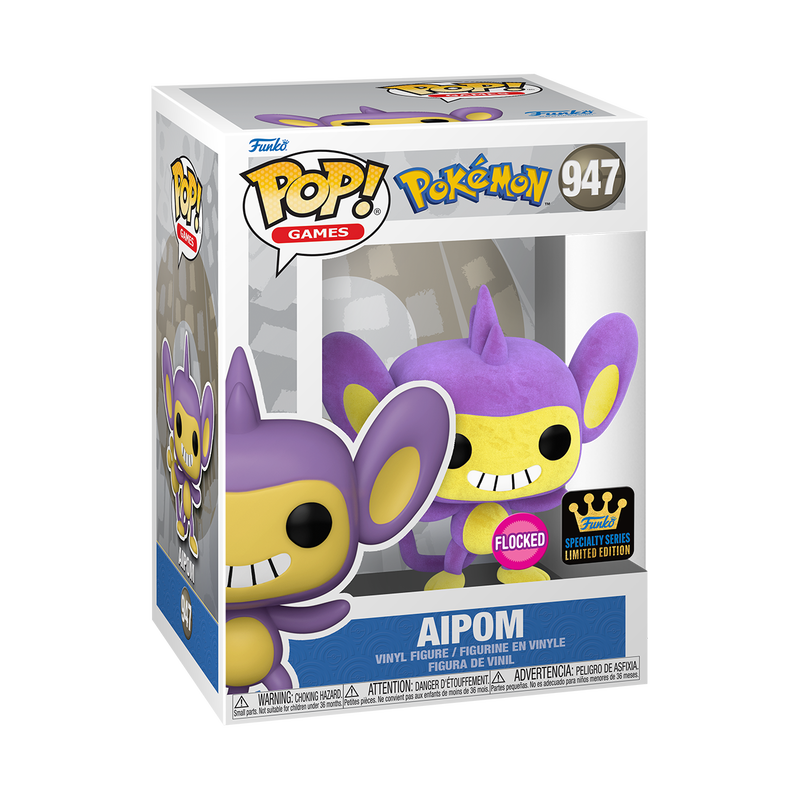 Funko Pop!  Pokémon Aipom (Flocked)