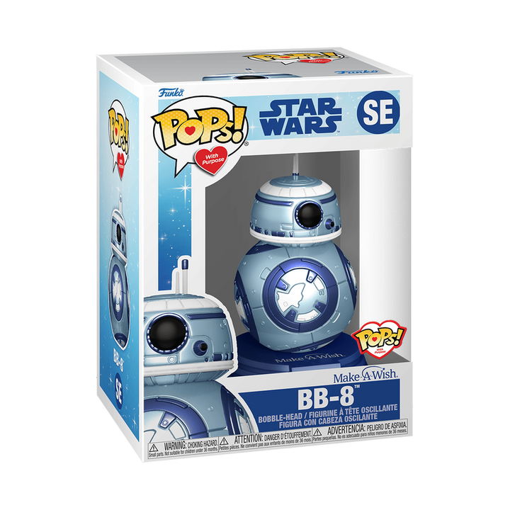 Funko Pop! Star Wars BB-8 (Metallic) Make-A-Wish