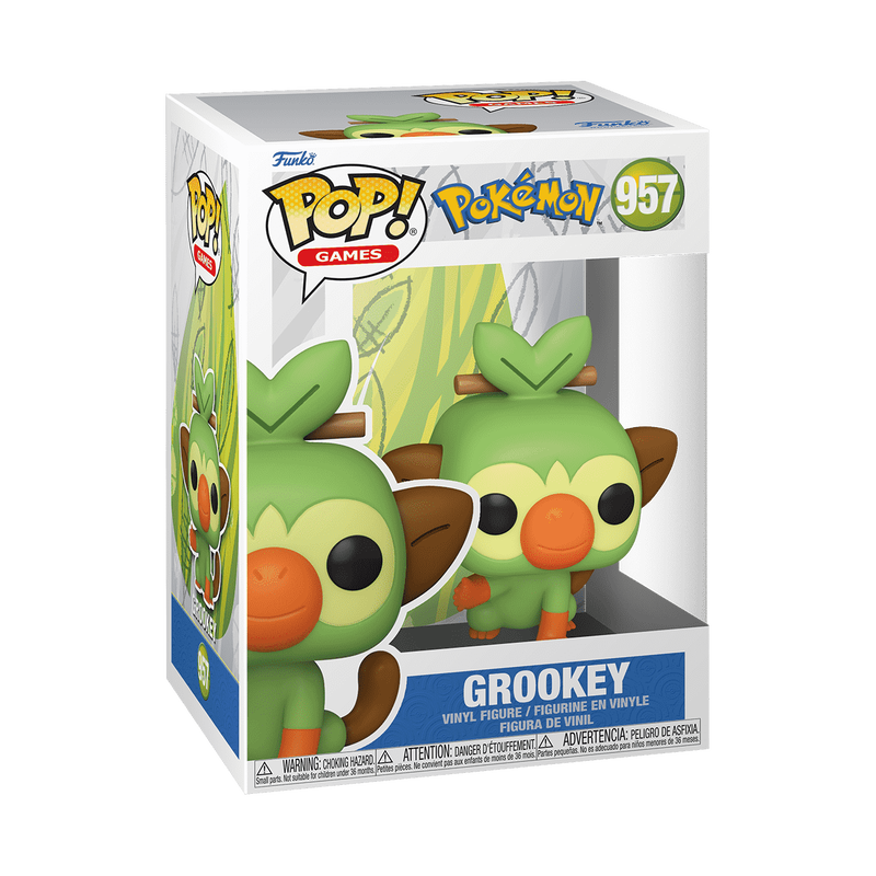 Funko Pop! Pokemon Grookey (Waving)