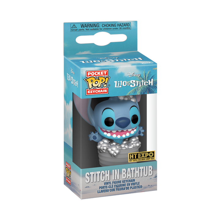 Funko Pop! Disney: Stitch in Batchtub Keychain