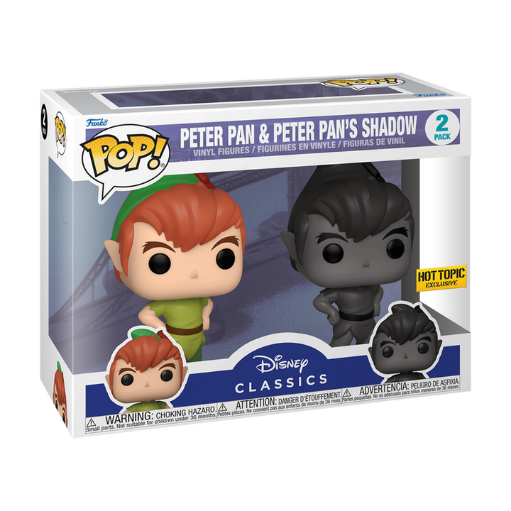 Funko Pop! Peter Pan and Peter Pan's Shadow 2-Pack