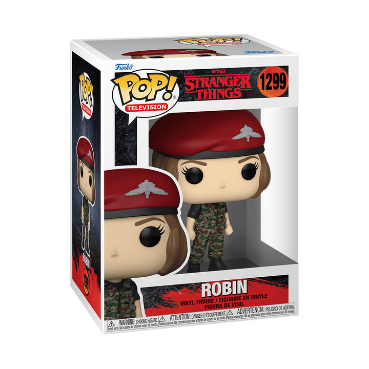 Funko Pop! Stranger Things Robin in Hunter Outfit