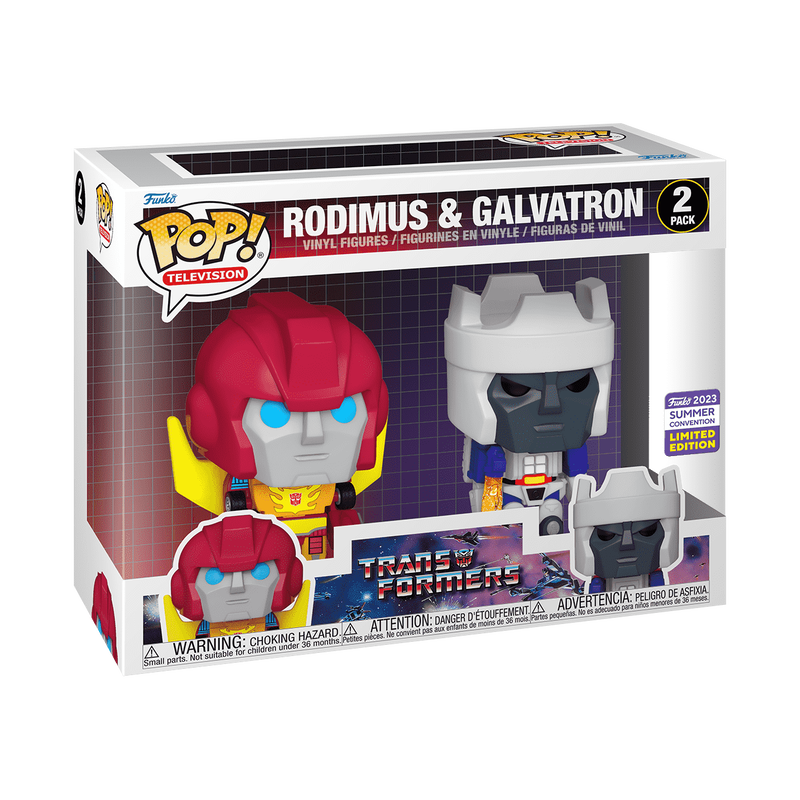 Funko Pop! Transformers Rodimus & Galvatron 2-Pack