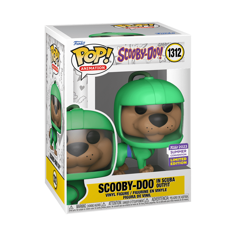 Funko Pop! Cartoons: Scooby Dooby Doo in Scuba Outfit