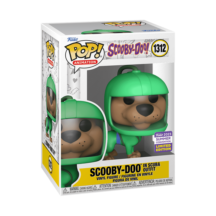 Funko Pop! Cartoons: Scooby Dooby Doo in Scuba Outfit