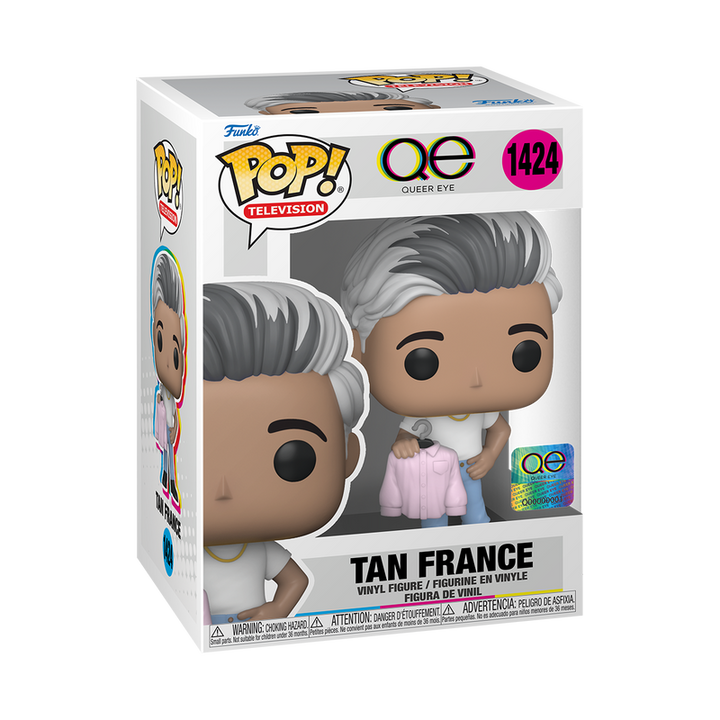 Funko Pop! TV: Queer Eye Tan France Holding Shirt
