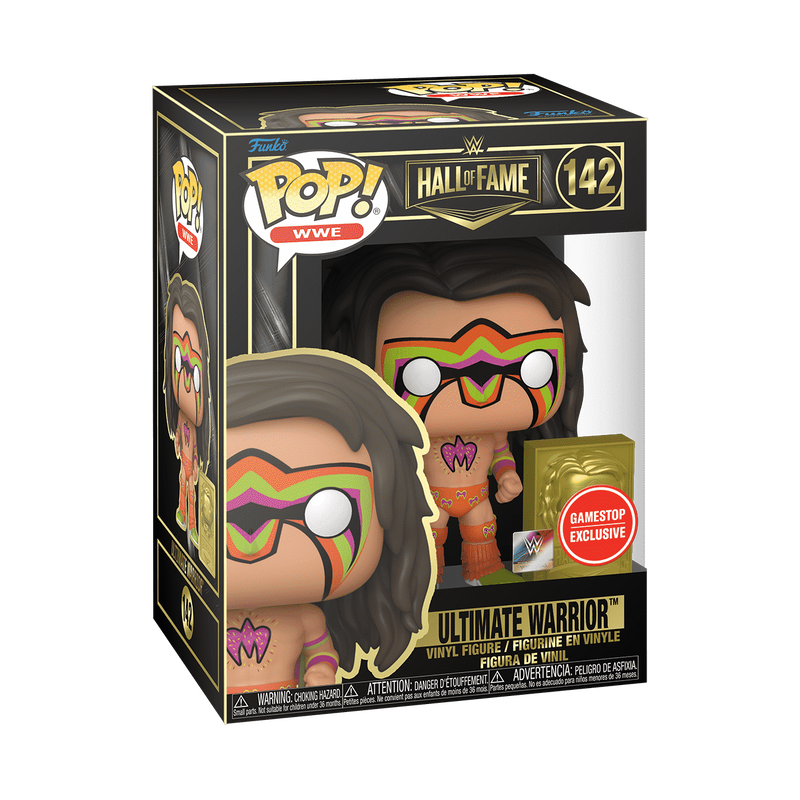 Funko Pop! Sports: WWE Ultimate Warrior with Plaque