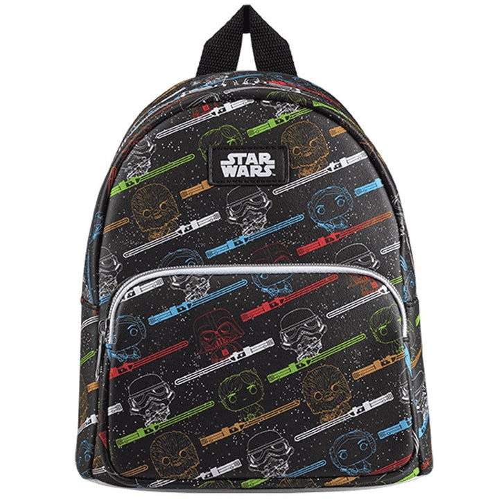 Backpack with Star Wars design on a white background