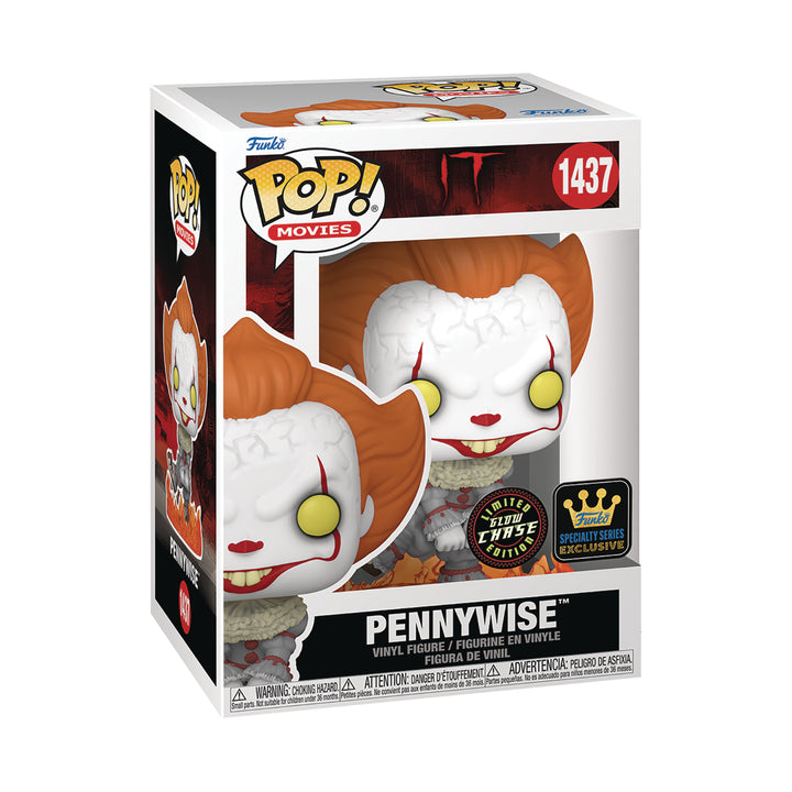 Funko Pop! Movies: IT - Pennywise Dancing Glow-in-The-Dark Chase