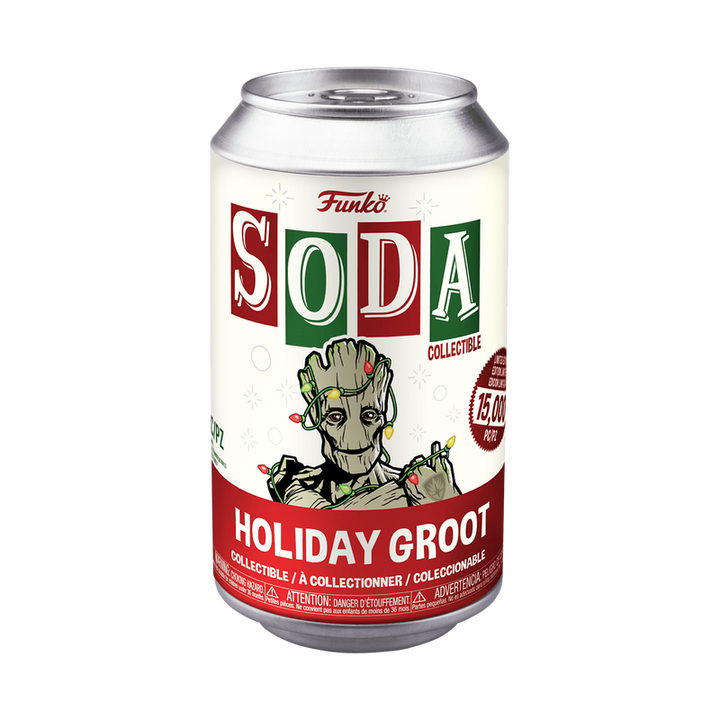 Funko Vinyl Soda Marvel: Holiday Groot Chase