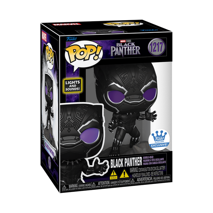 Funko Pop! Marvel: Lights And Sounds Black Panther
