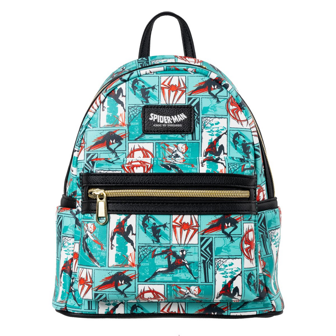 Loungefly Marvel: Spider-Man Across the Spider-Verse Comic Strip Mini-Backpack
