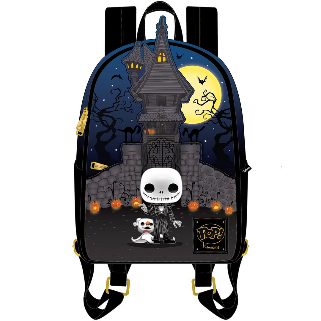 Loungefly Spooky: Disney The Nightmare Before Christmas Jack Skellington House Mini-Backpack